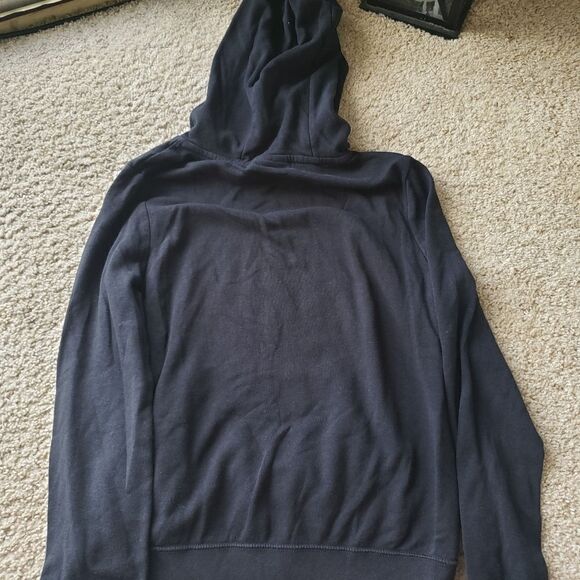 Nike Black Funnel Neck Athletic Sportswear Pullover Hoodie Size Small - Picture 9 of 9